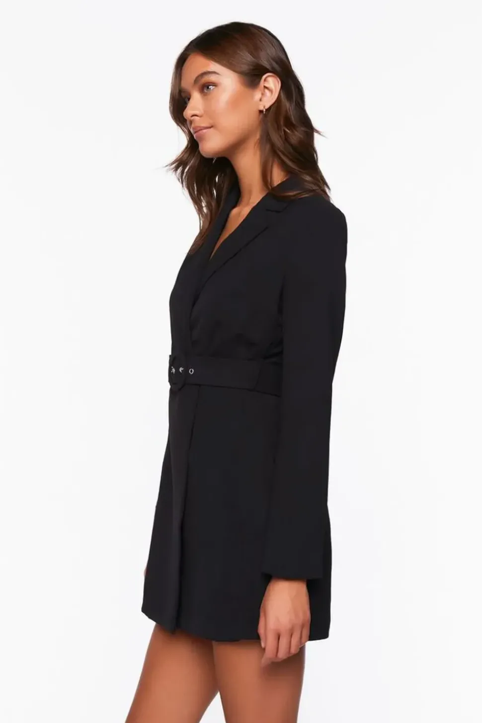 Belted Mini Wrap Dress