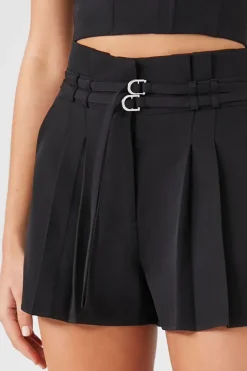 Belted Paperbag Shorts