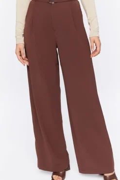 Belted Wide-Leg Trousers