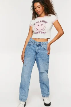 Berry Nice Day Graphic Ringer Tee