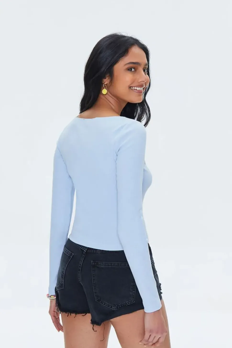 Beverly Hills Graphic Ribbed Tee