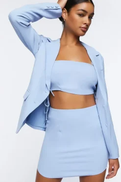 Blazer Cami & Mini Skirt Set