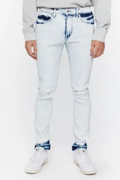 Bleach Dye Skinny Jeans