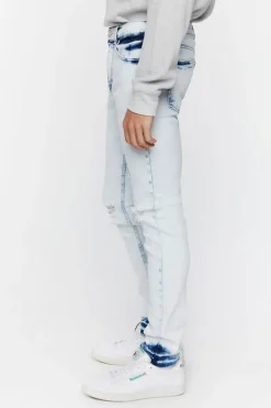 Bleach Dye Skinny Jeans
