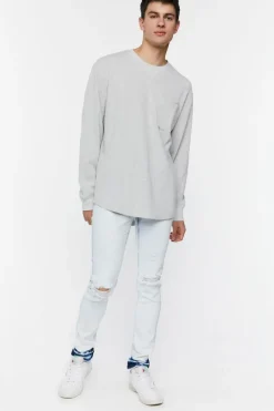 Bleach Dye Skinny Jeans