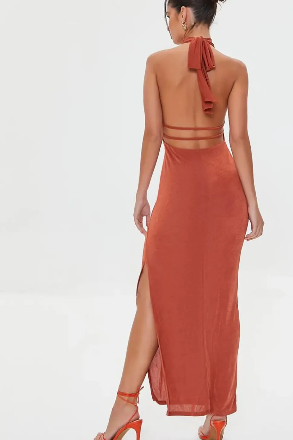 Bodycon Halter Maxi Dress