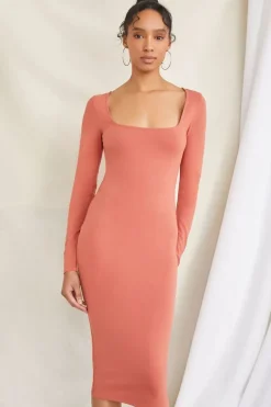 Bodycon Long-Sleeve Dress