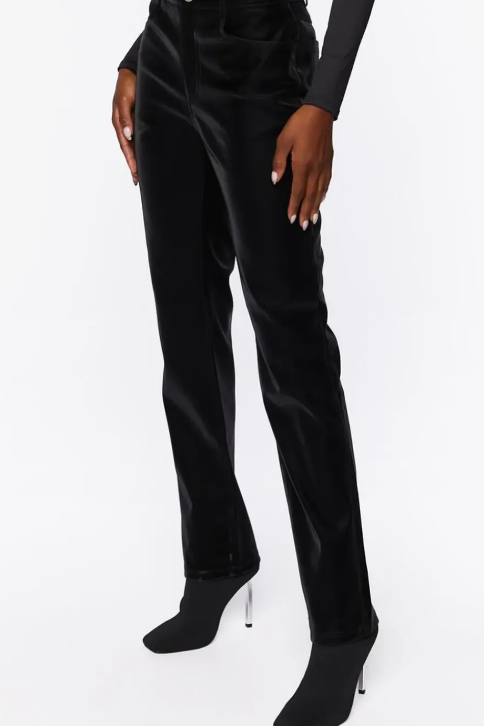 Bootcut Mid-Rise Pants