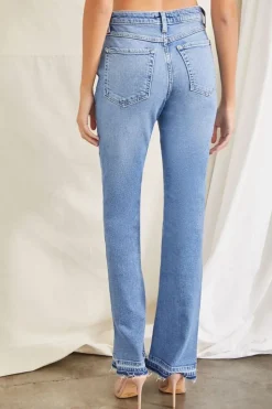 Bootcut Release-Hem Jeans