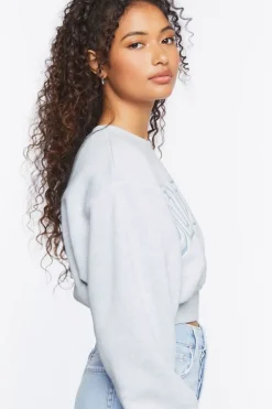 Boston Graphic Cropped Pullover