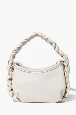 Braided Faux Leather Crossbody Bag