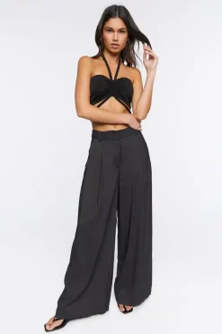 Braided Halter Crop Top