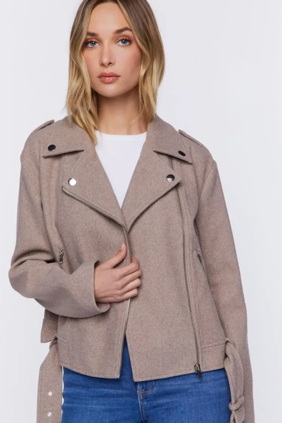 Brushed Moto Jacket