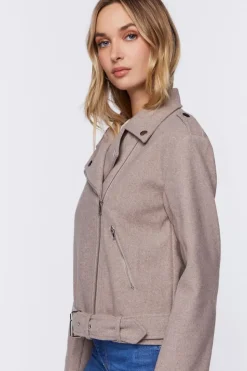 Brushed Moto Jacket