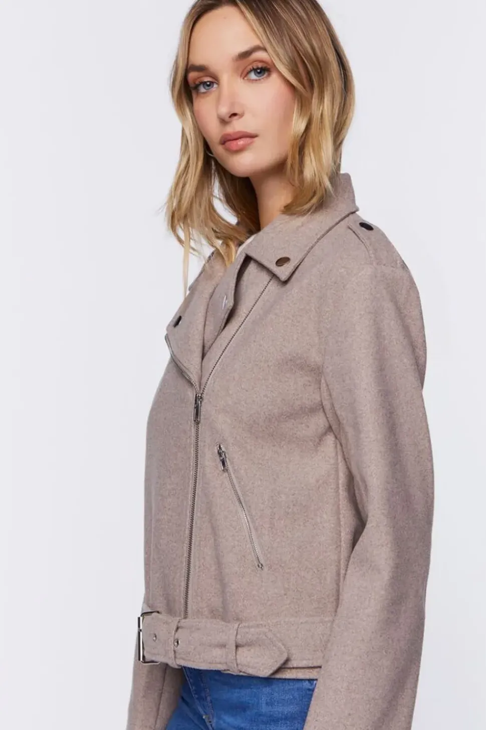 Brushed Moto Jacket