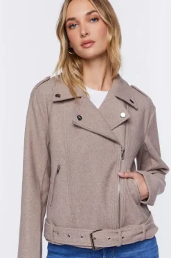Brushed Moto Jacket