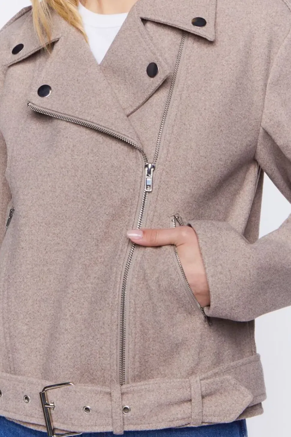 Brushed Moto Jacket