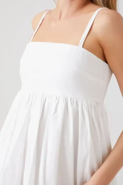 Bubble-Hem Babydoll Dress
