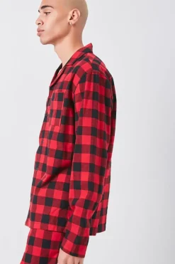 Buffalo Plaid Pajama Shirt