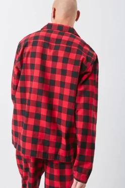 Buffalo Plaid Pajama Shirt