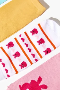 Bunny Ankle Sock Set - 5 Pack
