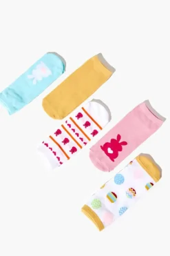 Bunny Ankle Sock Set - 5 Pack