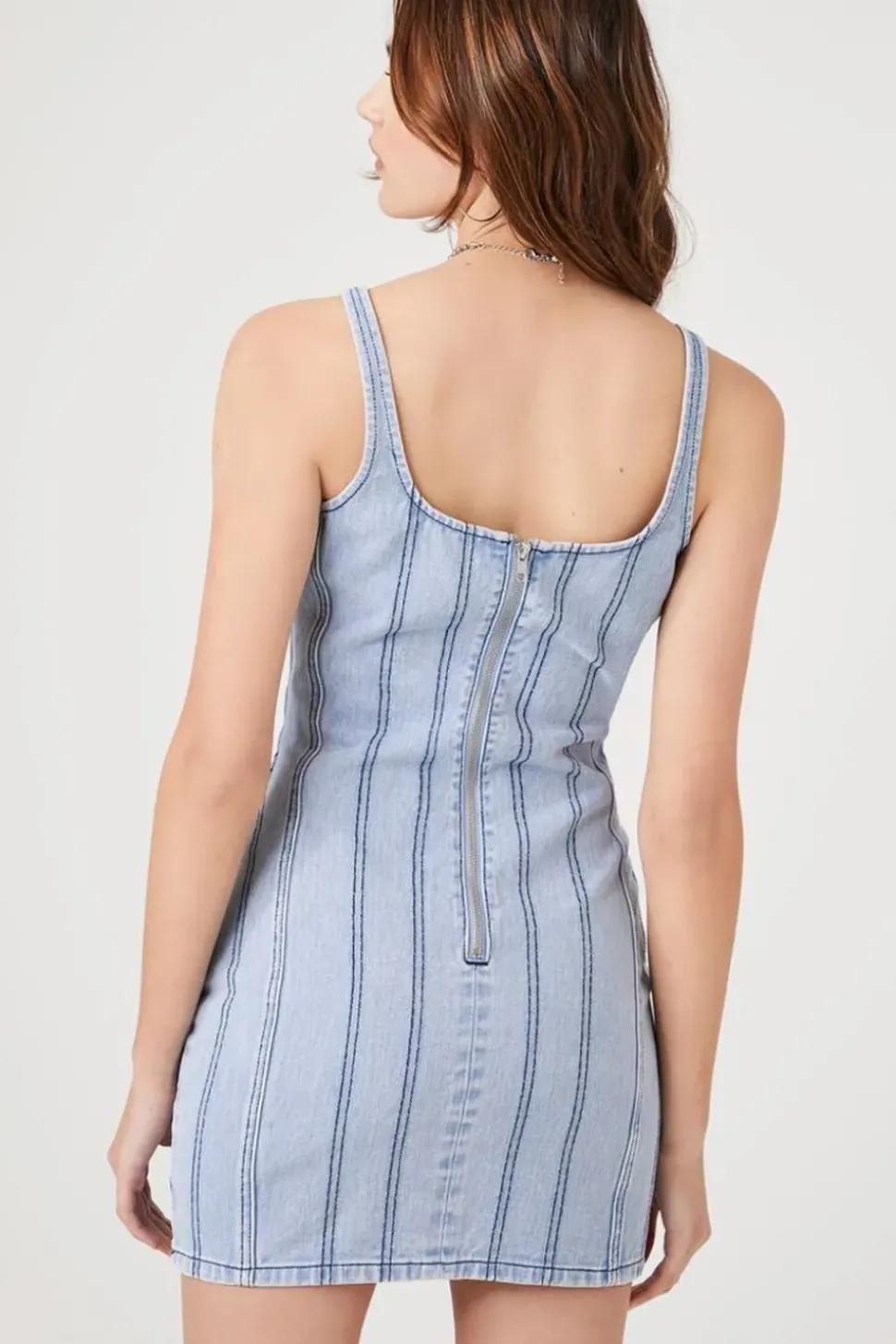 Bustier Denim Mini Dress