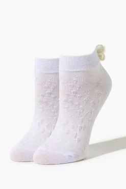 Butterfly Applique Ankle Socks