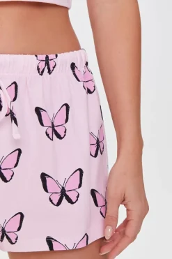 Butterfly Cami & Shorts Pajama Set