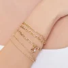 Butterfly Charm Bracelet Set