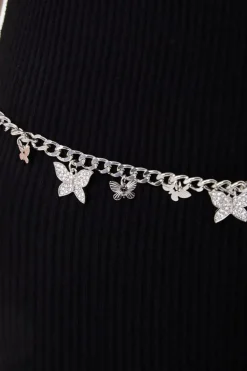 Butterfly Charm Chain Hip Belt