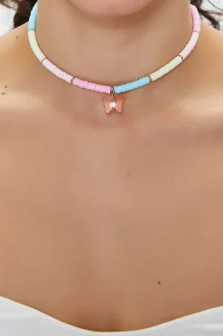 Butterfly Charm Choker Necklace