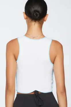 Butterfly Graphic Cropped Tank Top
