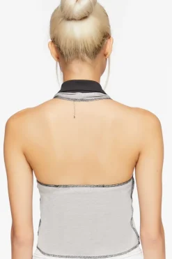 Butterfly Graphic Halter Top