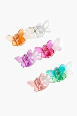 Butterfly Mini Claw Hair Clip Set