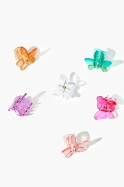 Butterfly Mini Claw Hair Clip Set