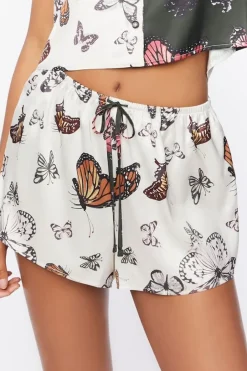 Butterfly Pajama Shirt & Shorts Set