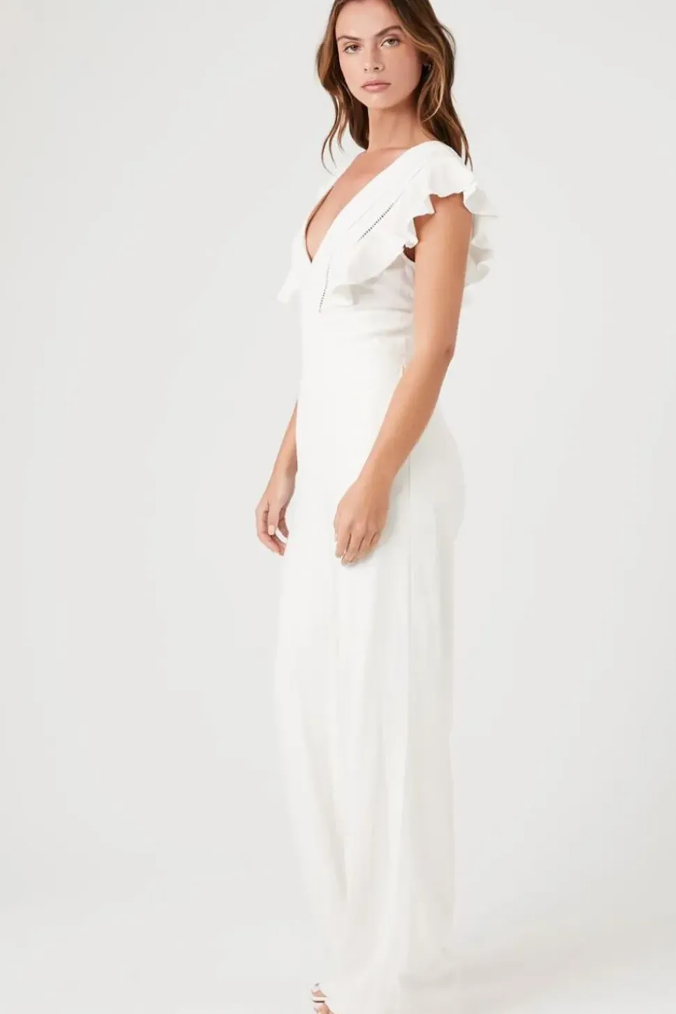 Butterfly-Sleeve Jumpsuit