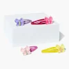 Butterfly Snap Hair Clip Set