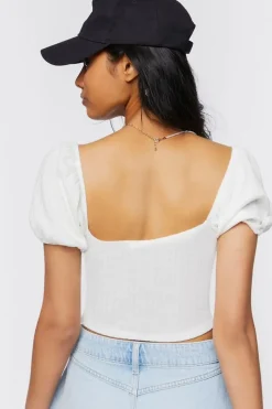 Buttoned Crop Top