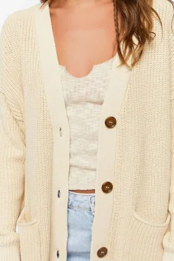 Button-Up Cardigan Sweater