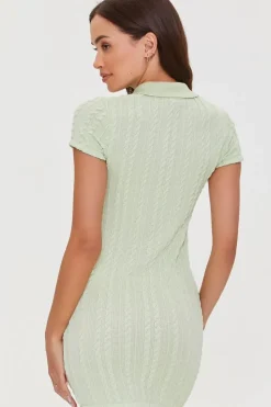 Cable Knit Bodycon Dress