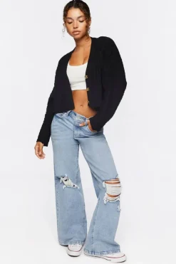 Cable Knit Cardigan Sweater