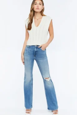 Cable Knit Sleeveless Top