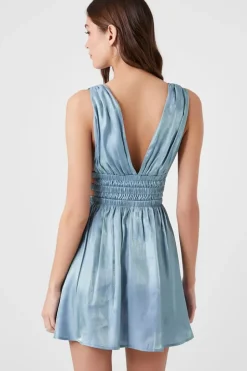 Caged Fit & Flare Mini Dress