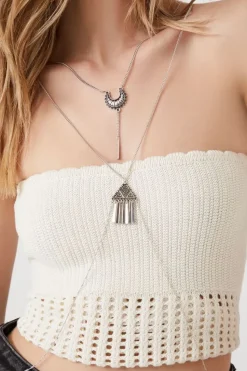 Caged Geo Fringe Body Chain