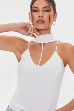 Caged Sweater-Knit Cami