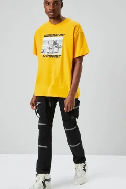 Camel Graphic Crew Neck Tee