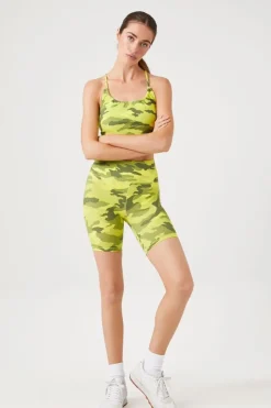 Camo Racerback Sports Bra
