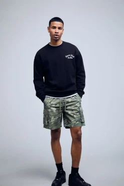 Camo Ripstop Cargo Shorts